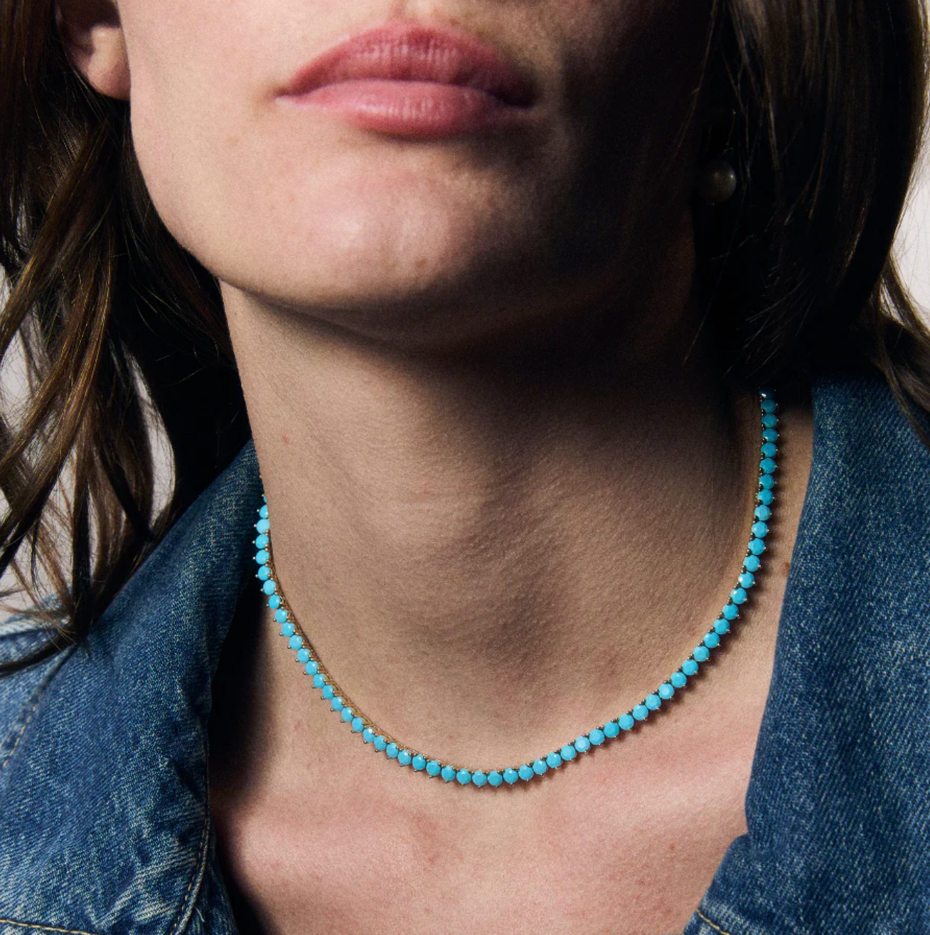 HART Turquoise Tennis Necklace