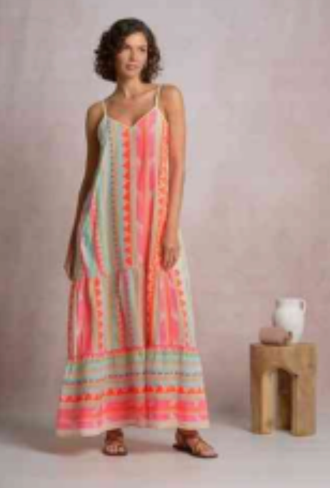 Neon Aztec maxi