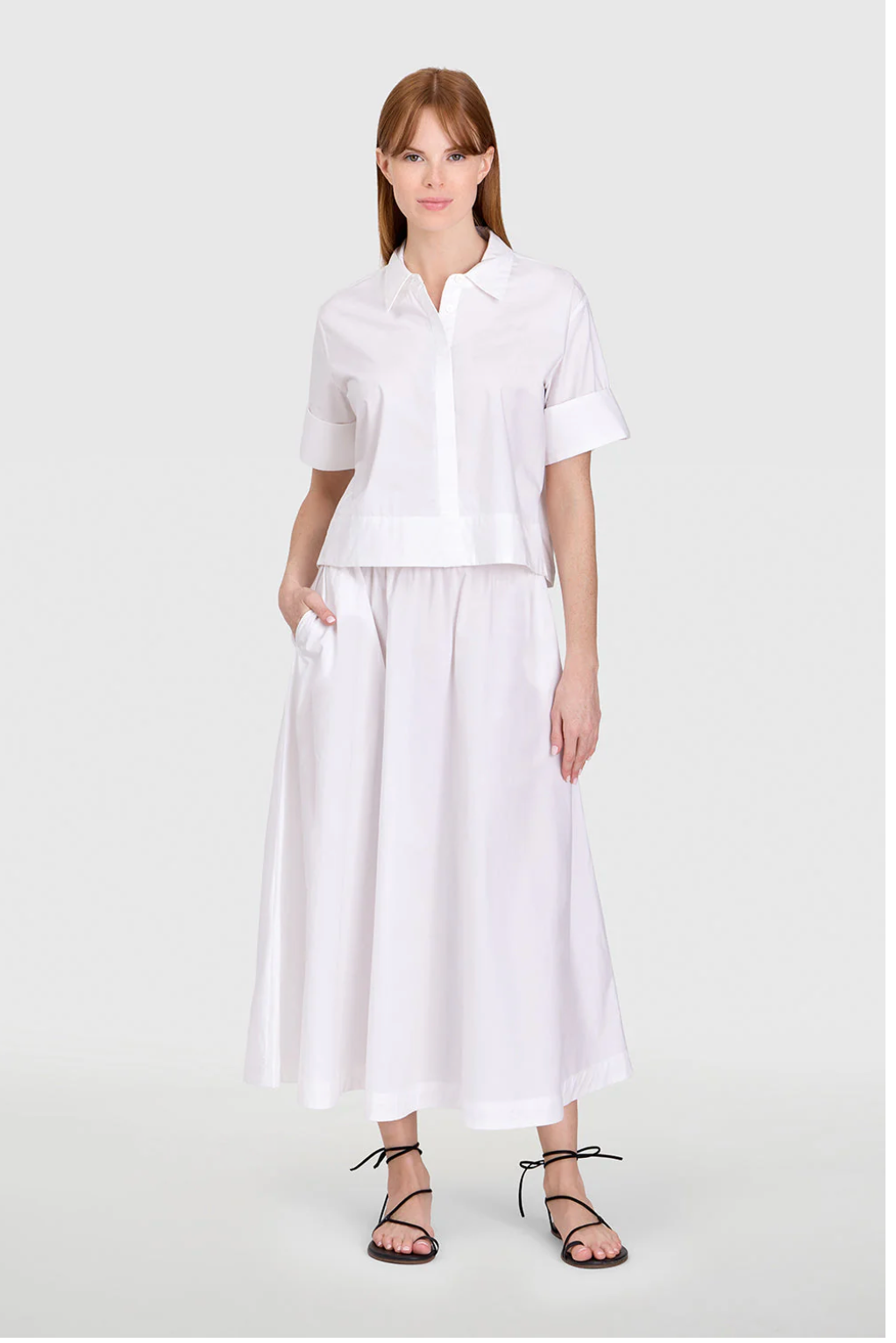 LIVRO Pavilion Skirt, White