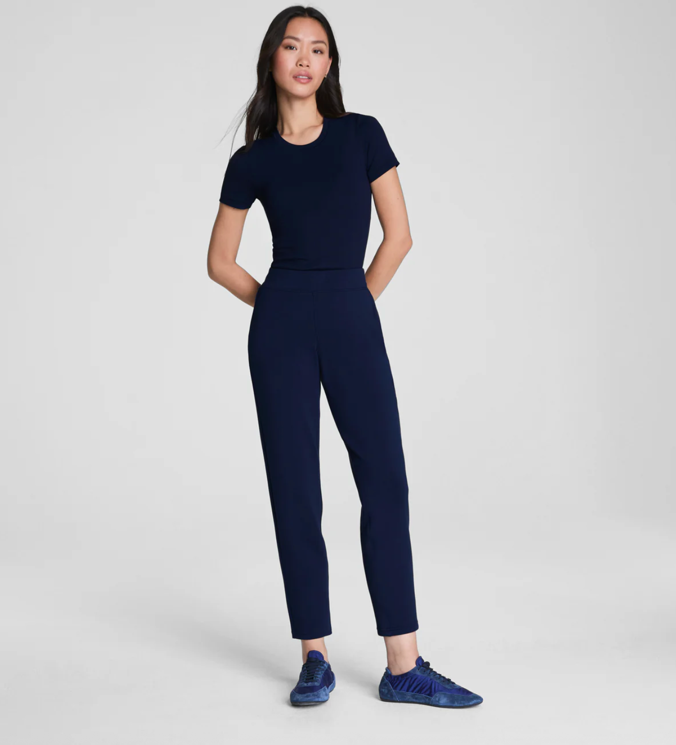 SPANX Slim Straight Pant- Navy