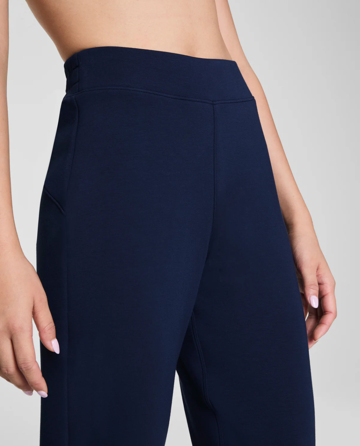 SPANX Slim Straight Pant- Navy