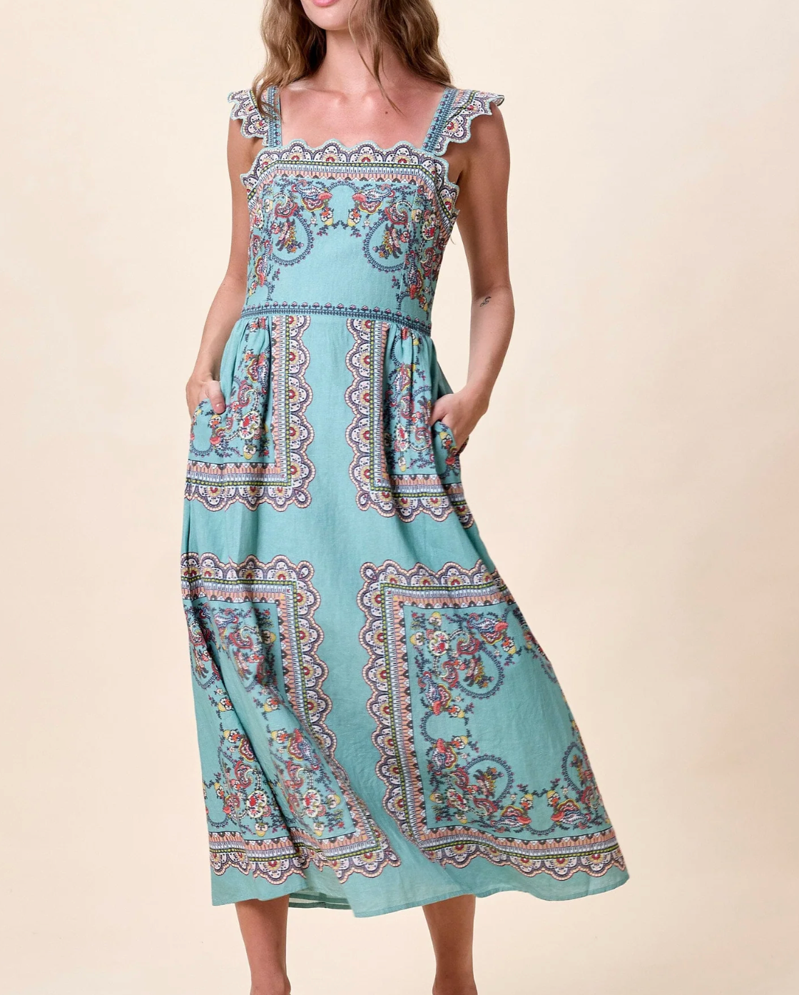 VERONIQUE ANKLE DRESS | BLEURA