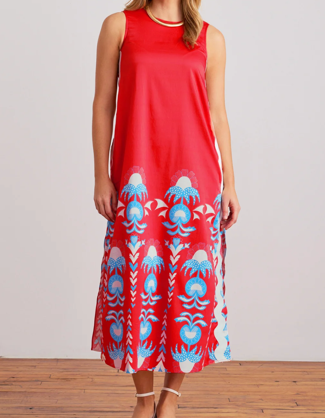Marlow Dress- Red Thistle