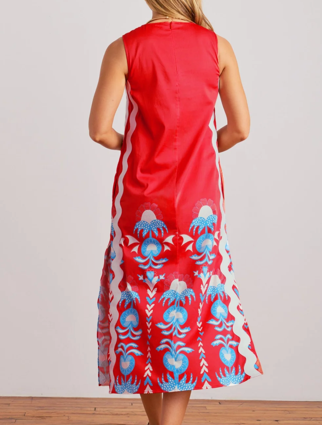 Marlow Dress- Red Thistle