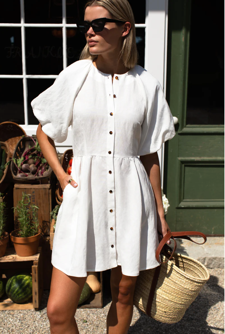 Bastille Star White Dress