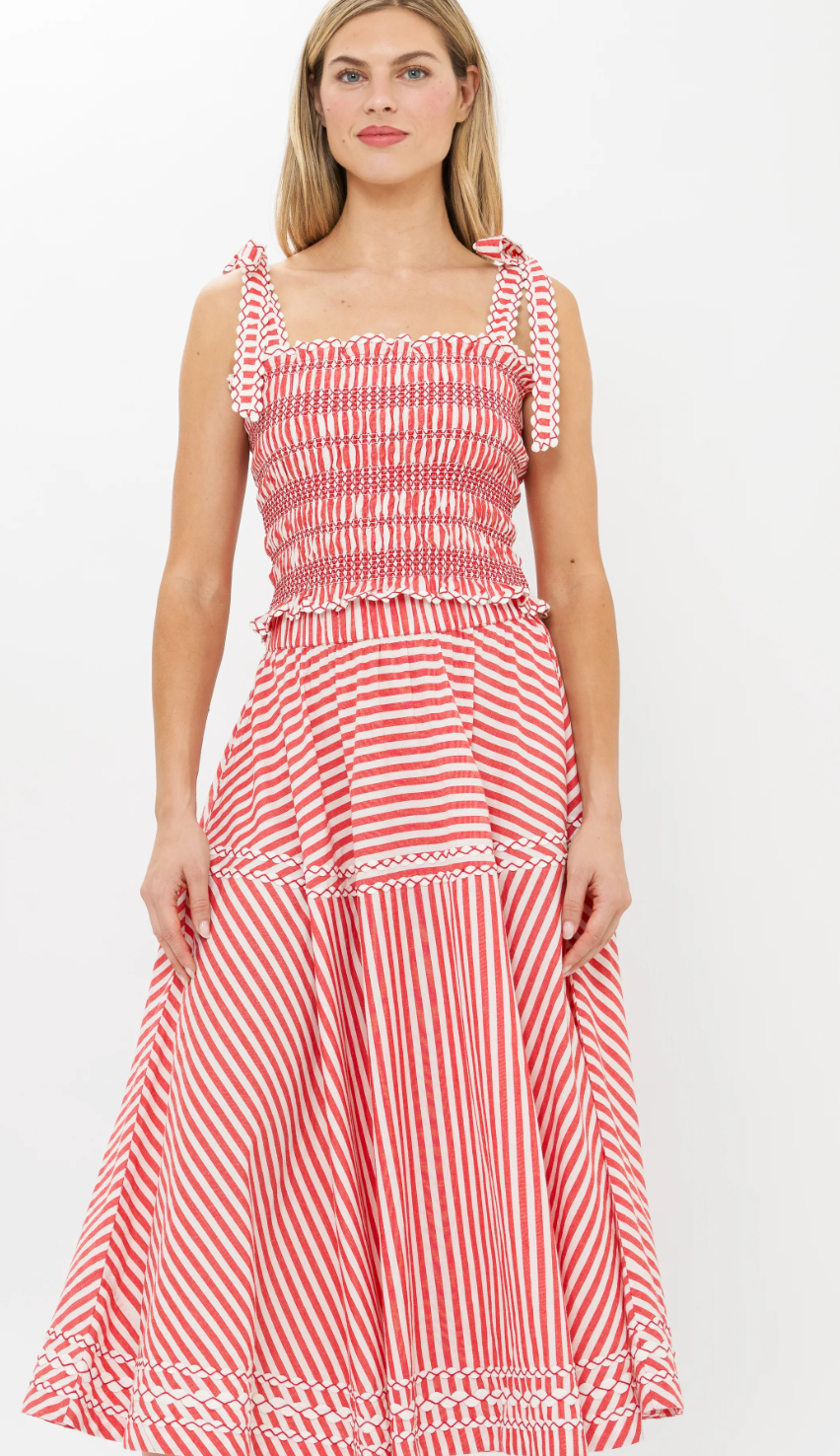 Olivia Skirt- Sconset Red