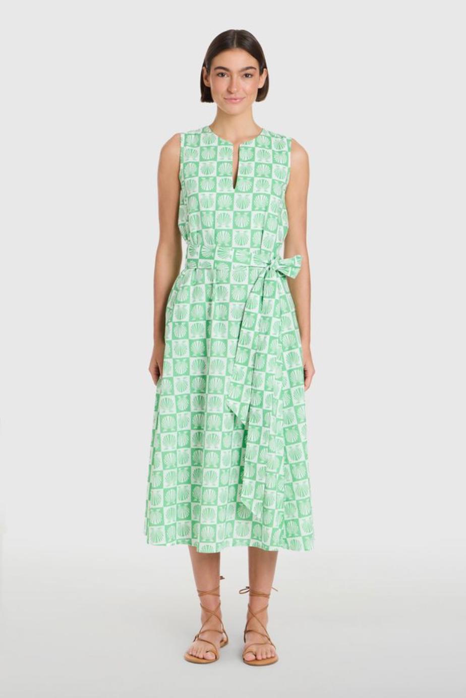 Annie Dress - Shell Tiles