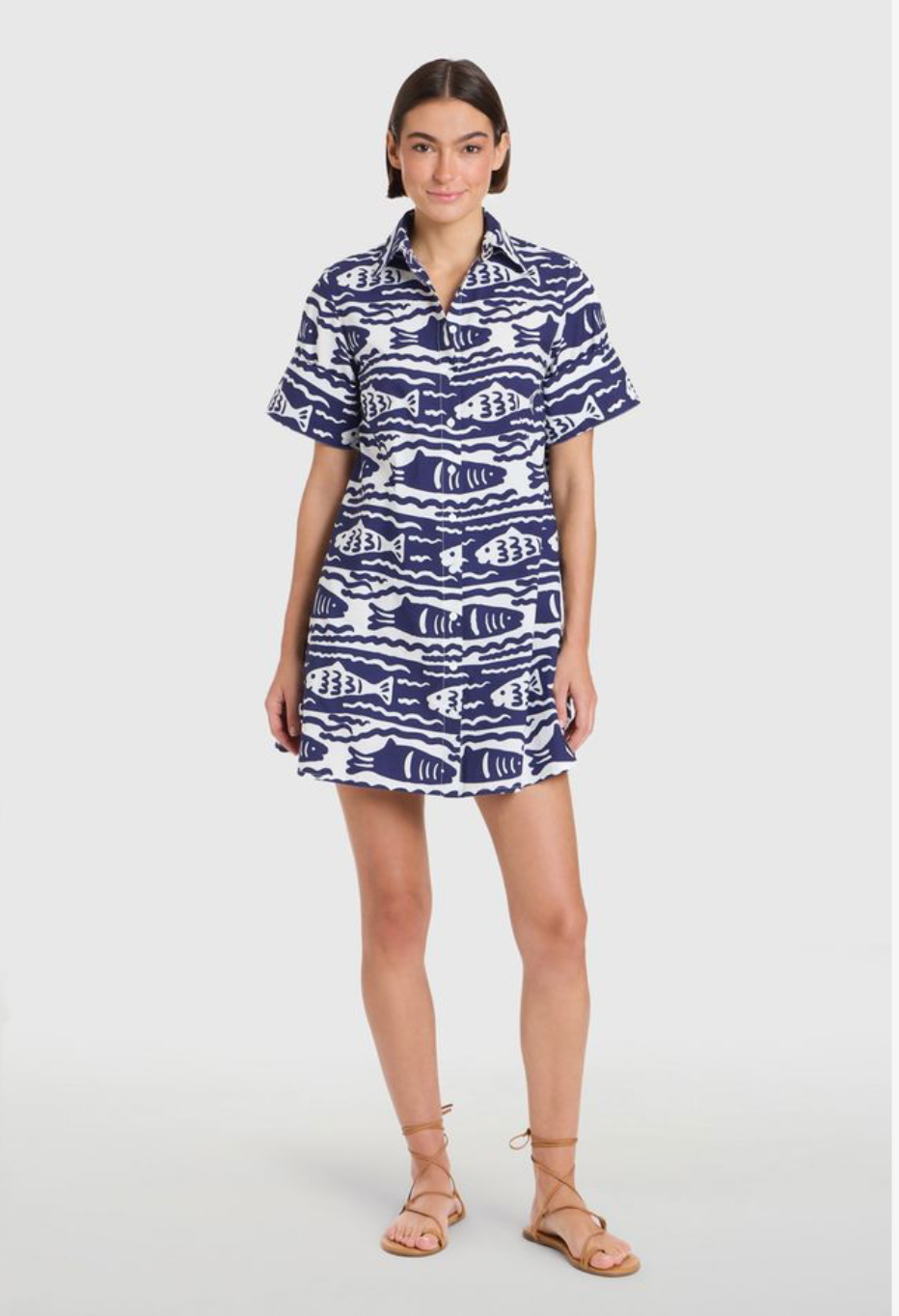 Dock Dress - Fish Print