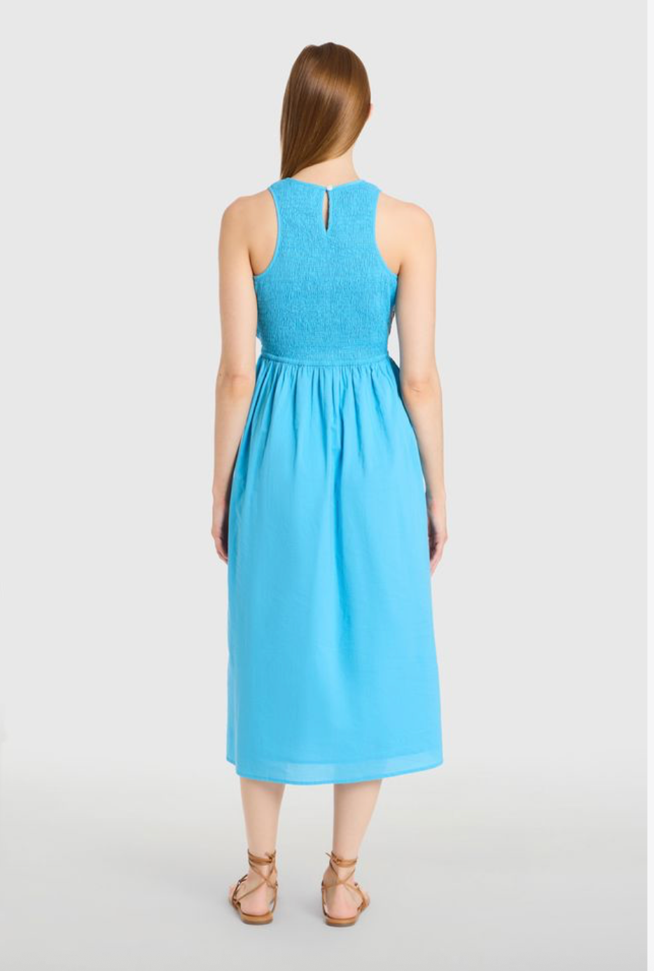 Stroll Dress- Pool Blue
