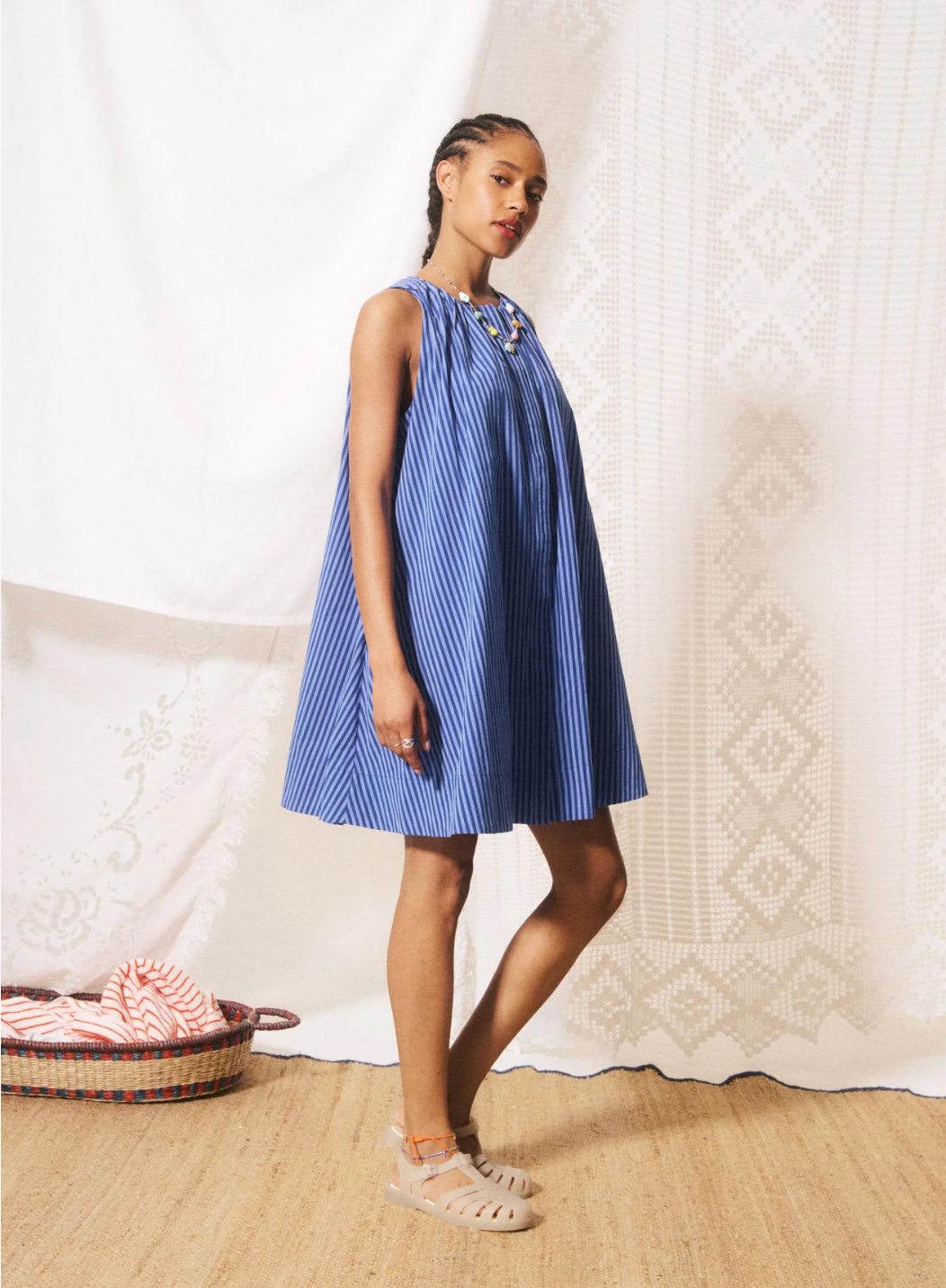 Natale Dress - Blue