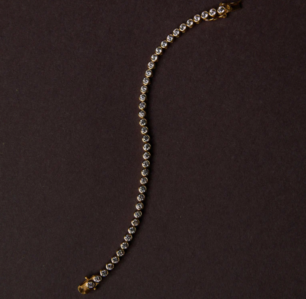 Bezel Tennis Bracelet