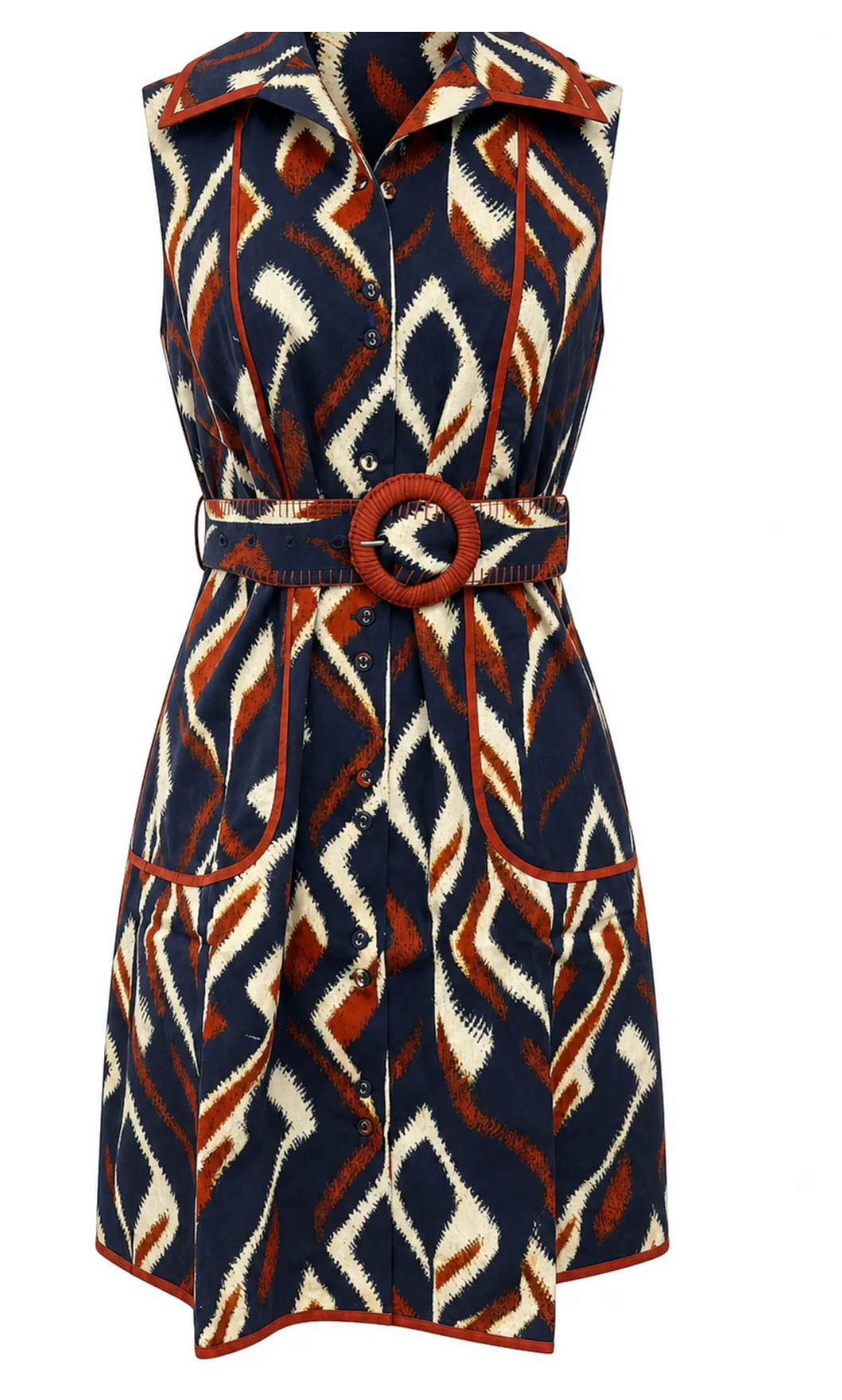 Grasse Piped Short Dress
