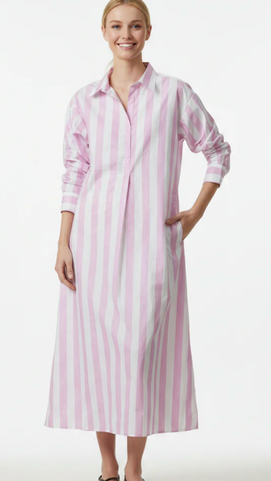 Brussels Long Kurta Stripes