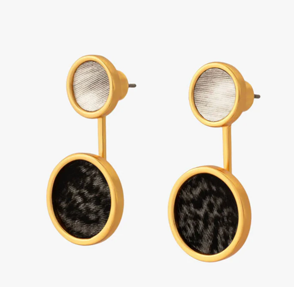 Riley Bezel Jacket Earring