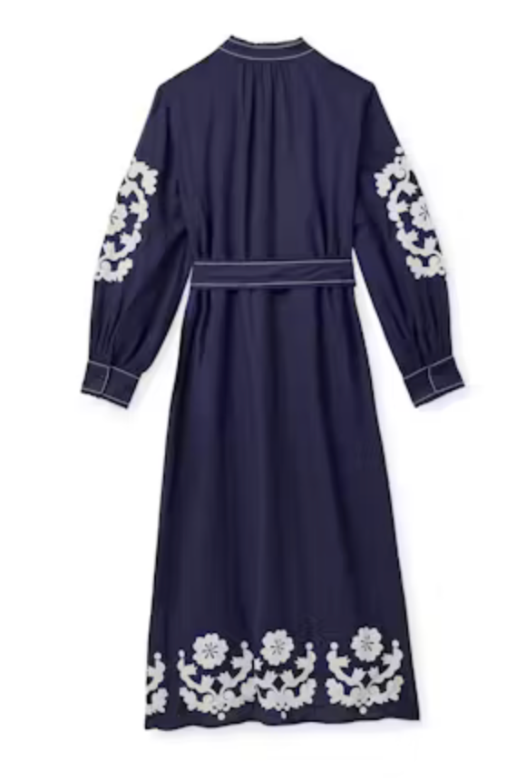 Ophelia Dress- Navy Floral