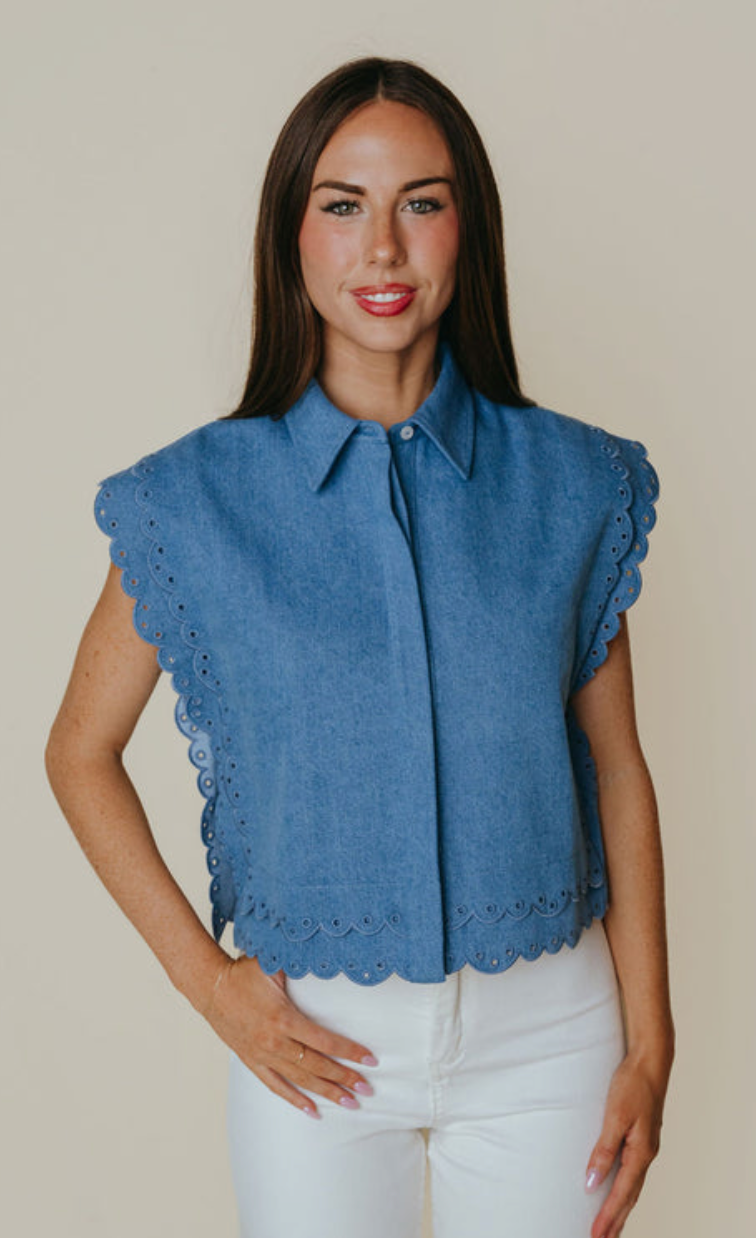 Summer Top- Denim