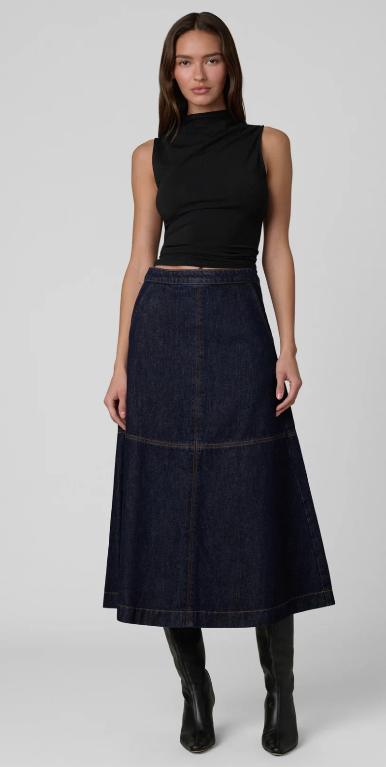 The Tavi Denim Skirt