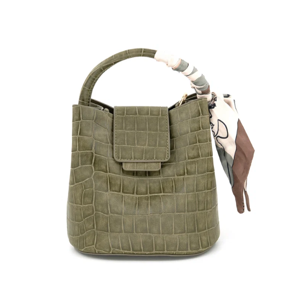 Snake Olive Bag