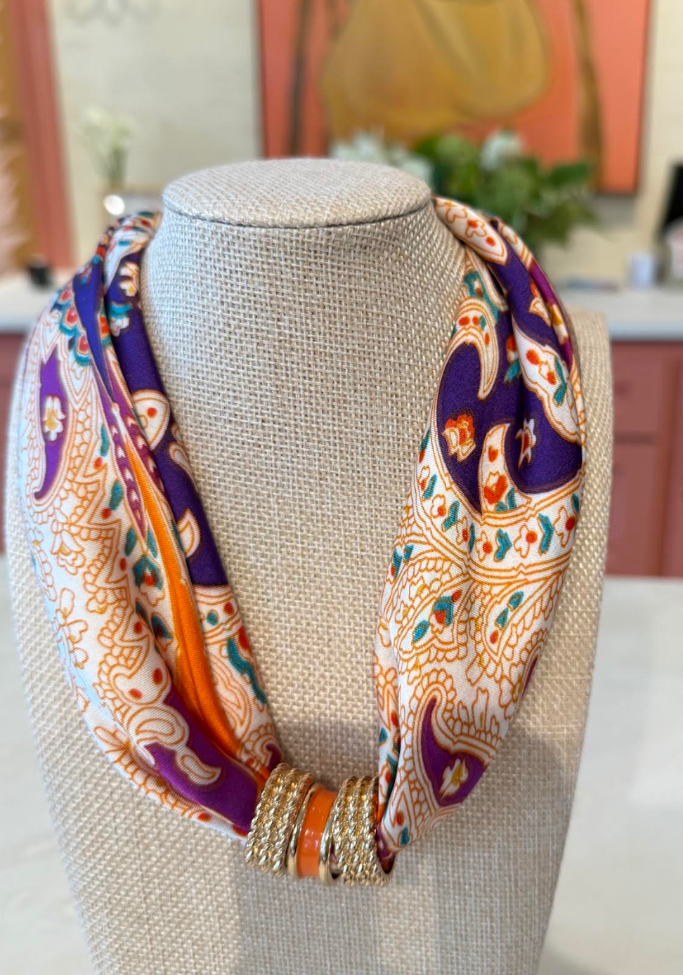 Clemson Game Day Scarf Necklaces