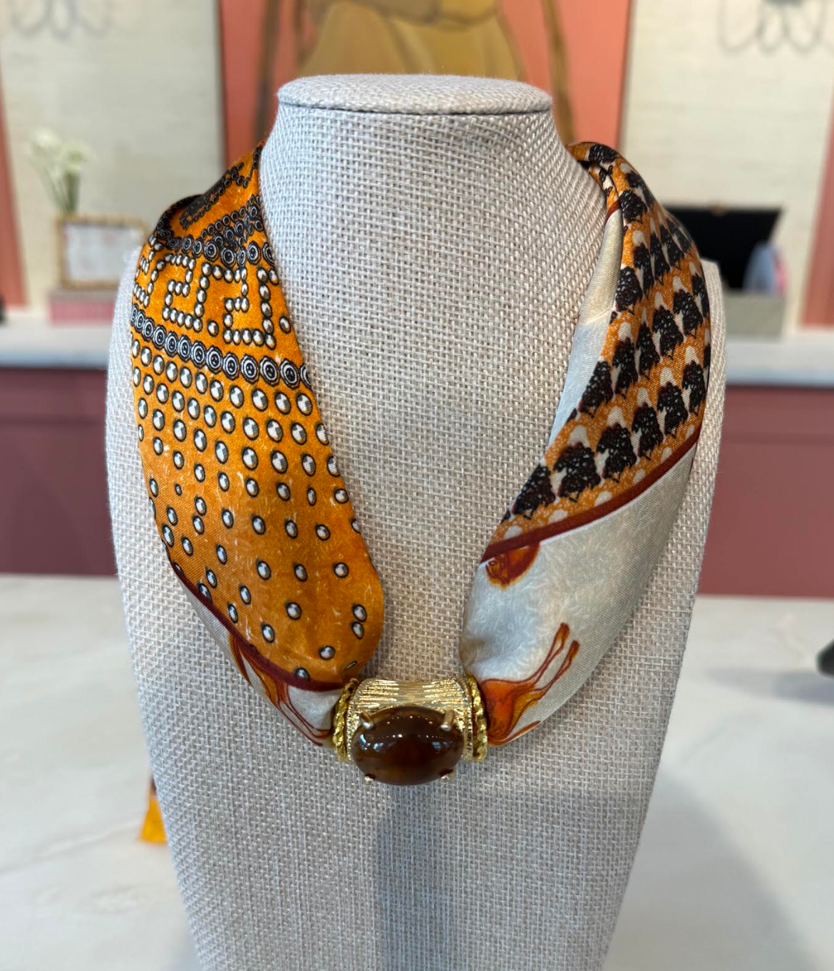 Clemson Game Day Scarf Necklaces