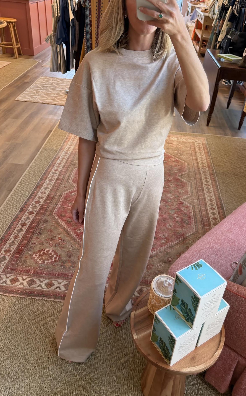Tan Travel Set