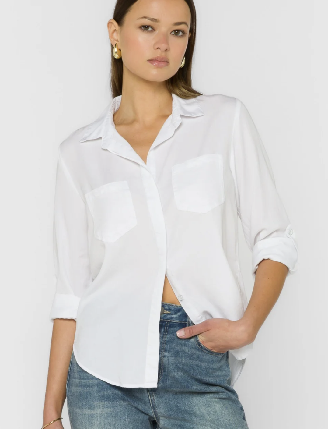 Riley Optic White Shirt