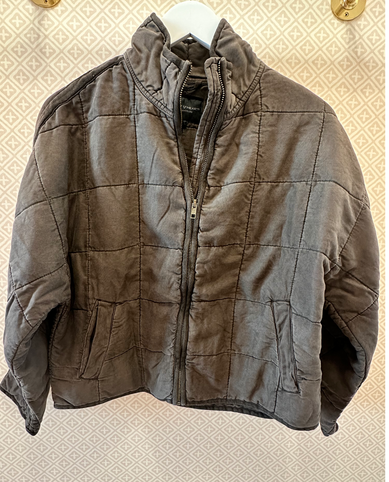 Toby Walnut Quilted Jacket