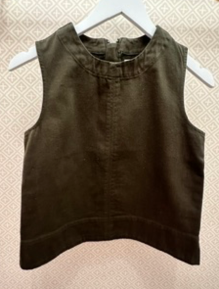 Anna Sleeveless Denim Top