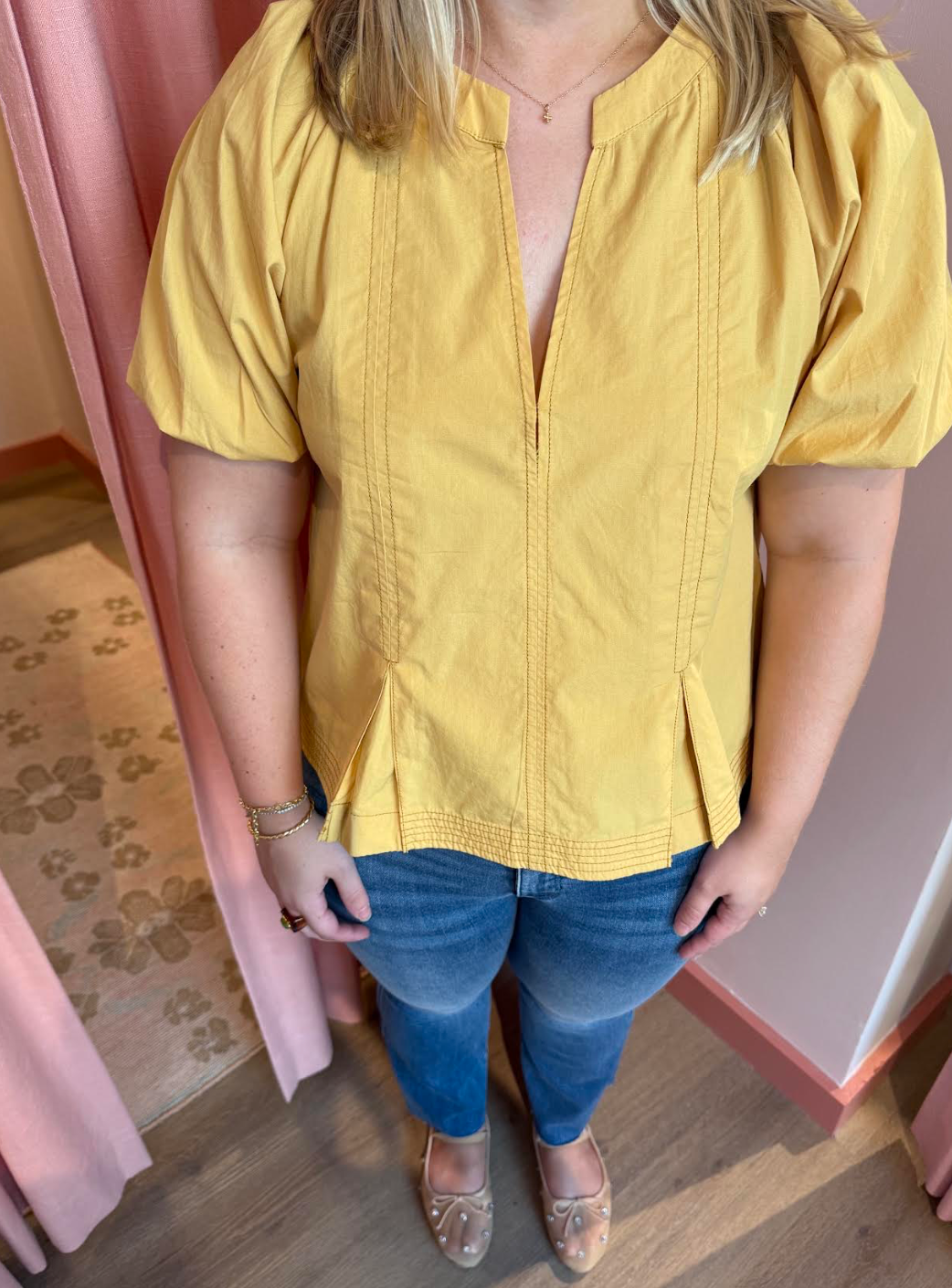 Jacquie Top - Golden Rod