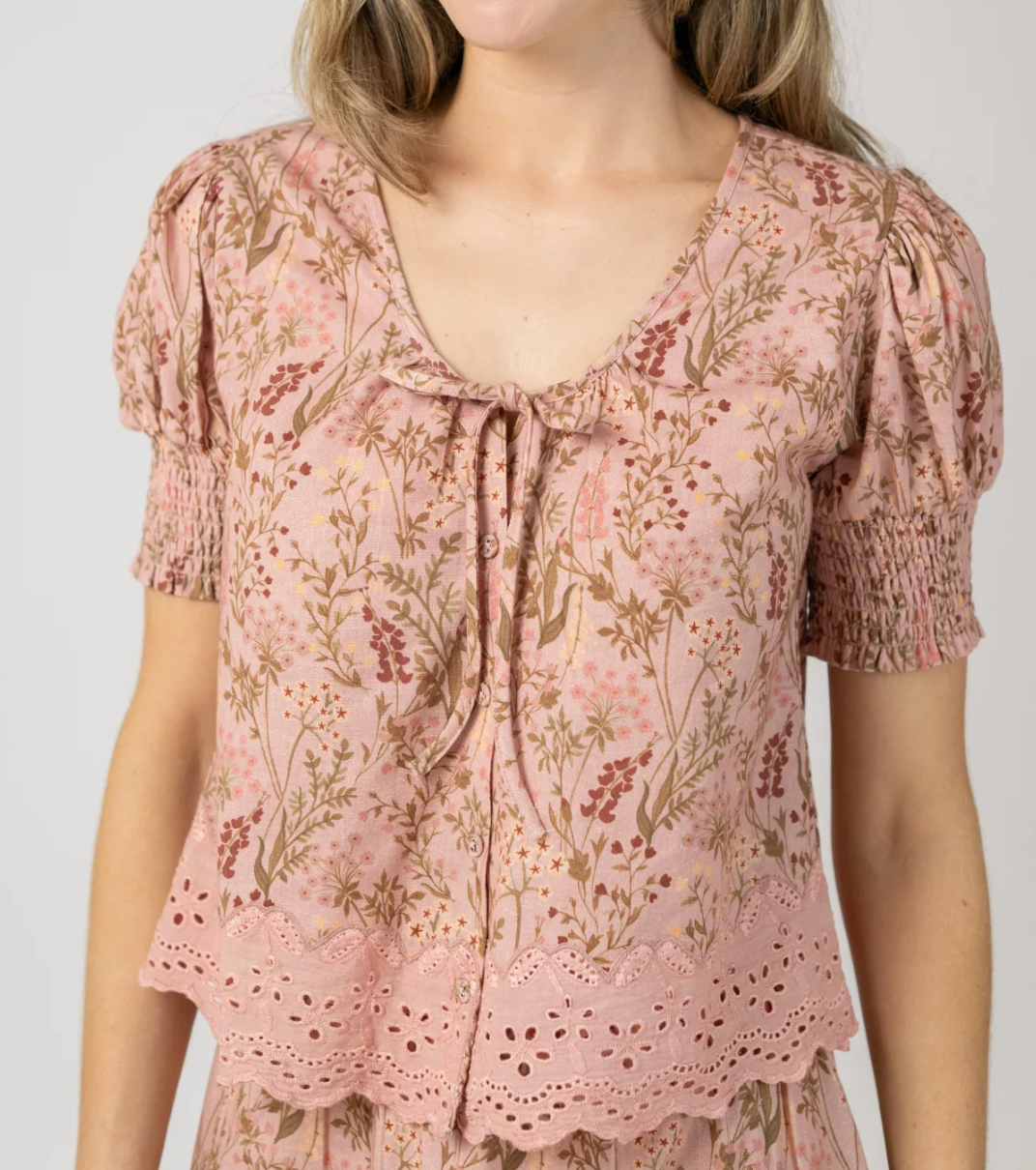 The Louisa Top | Rose Autumn Stems