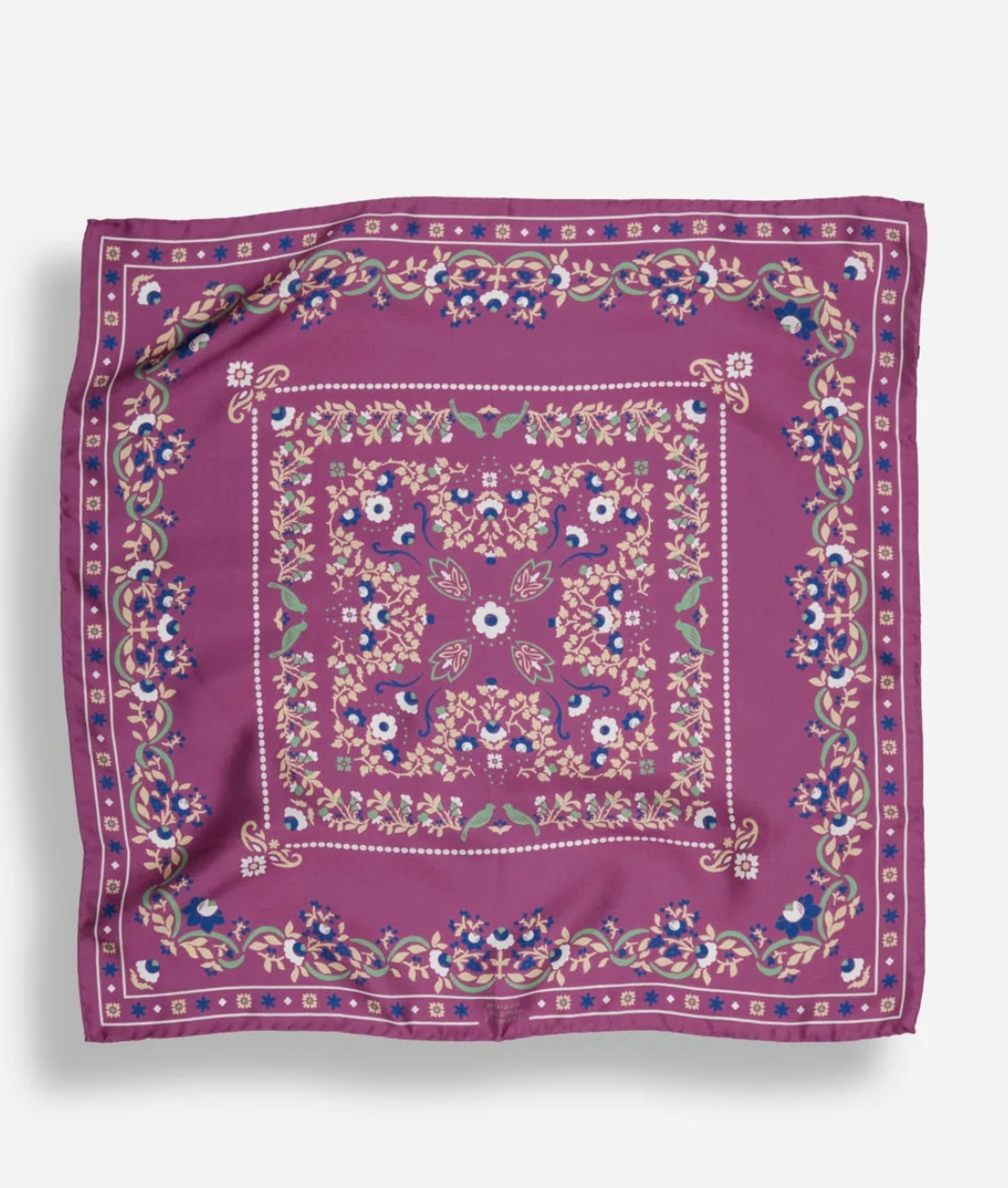 Small Secret Garden Raspberry Silk