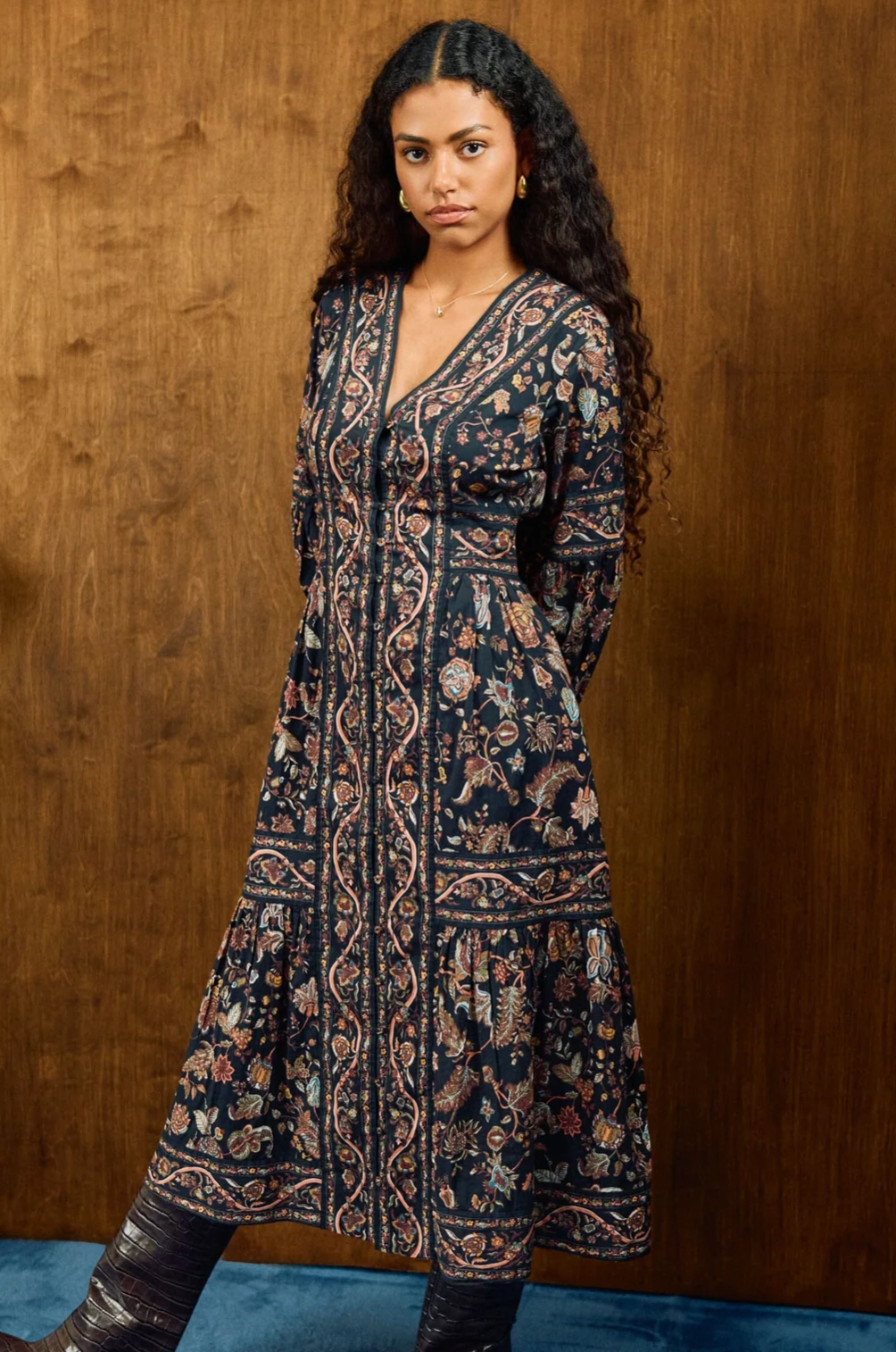 Melody Midi Dress- Bois