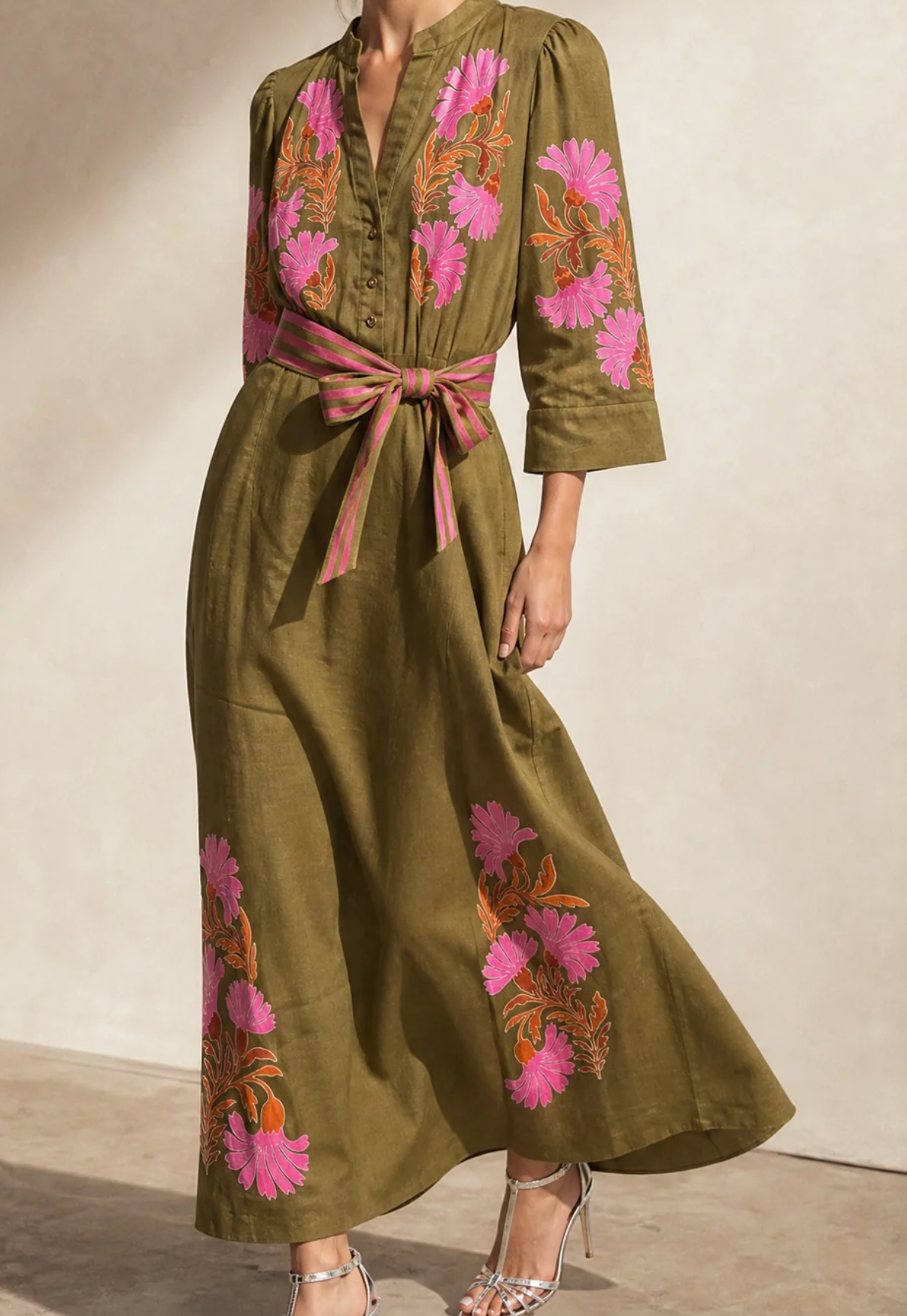 Mary Cotton Capri Maxi