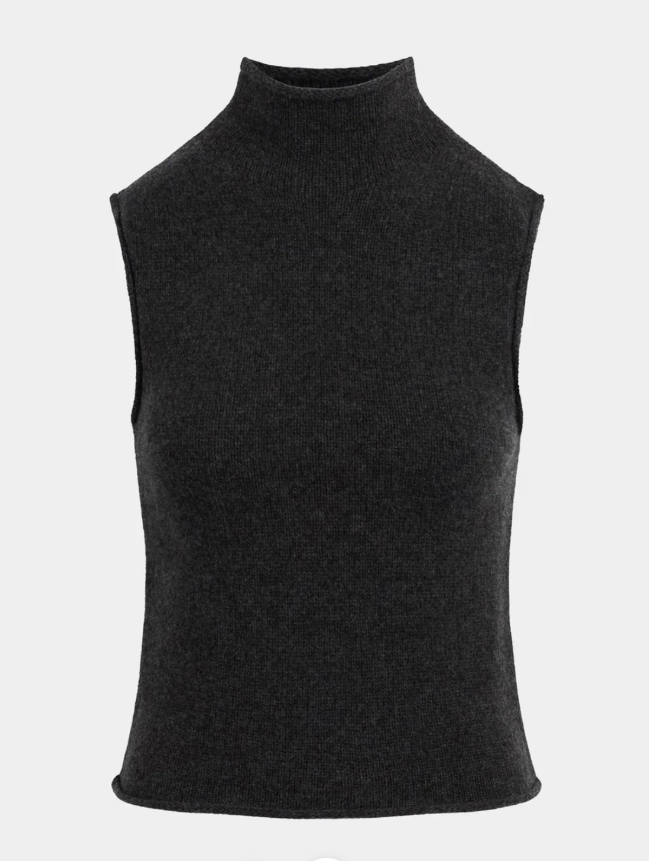 The Stevie Sleeveless Roll Neck Sweater