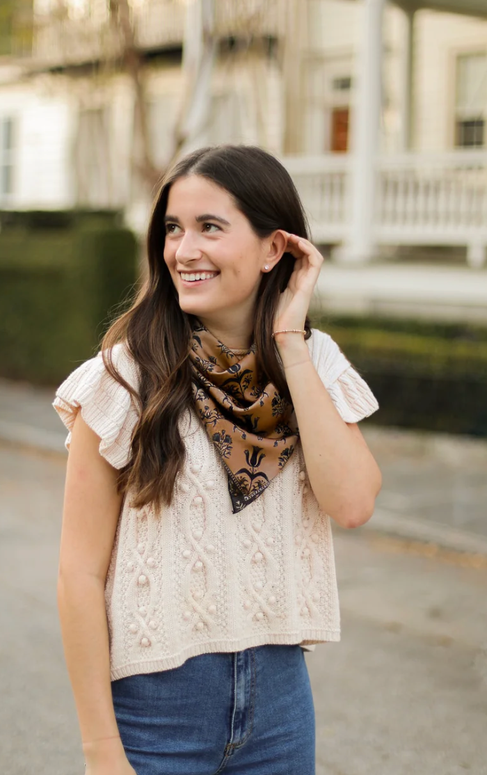 Pepper Block Print Scarf