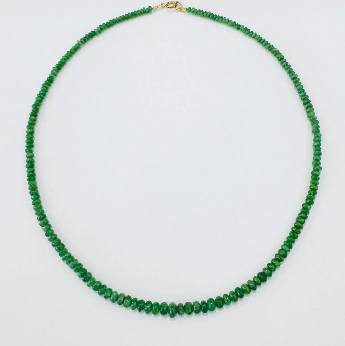 Sour Apple Jade Candy Necklace