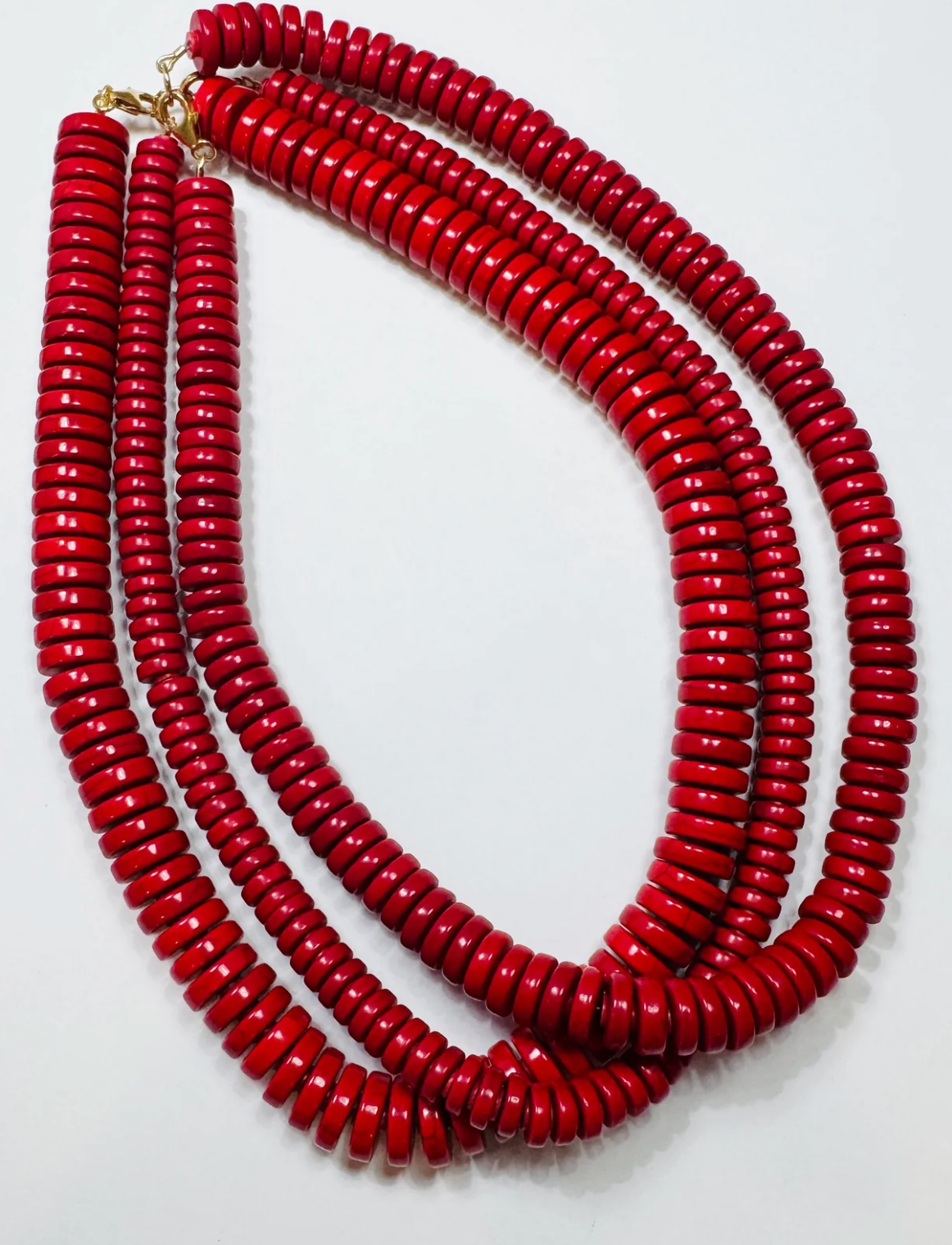 Cherry Red Barrel Candy Necklace