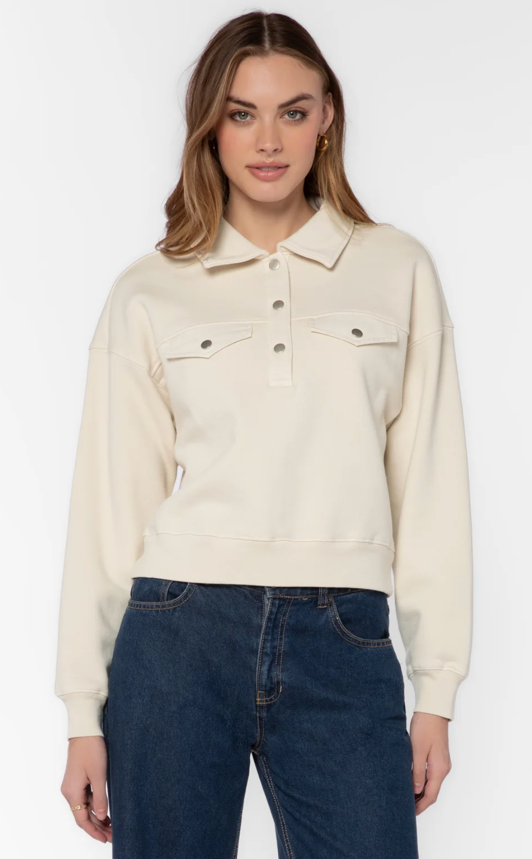 Hancock Vanilla Pullover Sweatshirt