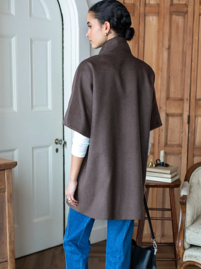 Layering Jacket- Bitter Chocolate