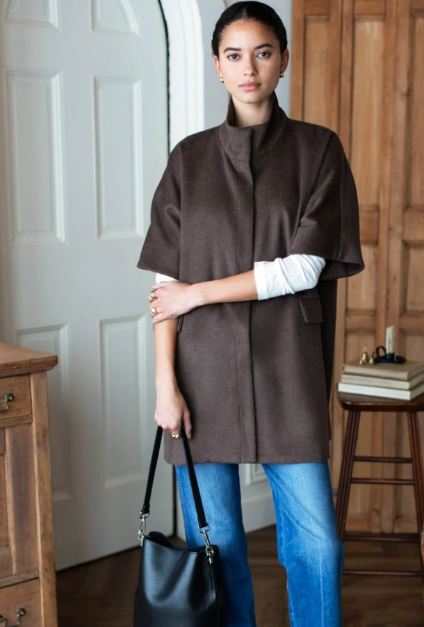 Layering Jacket- Bitter Chocolate
