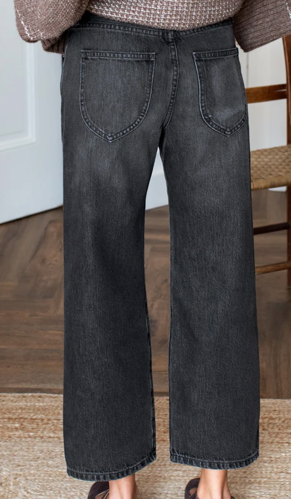 Heritage Ankle Jeans- Rustic Black