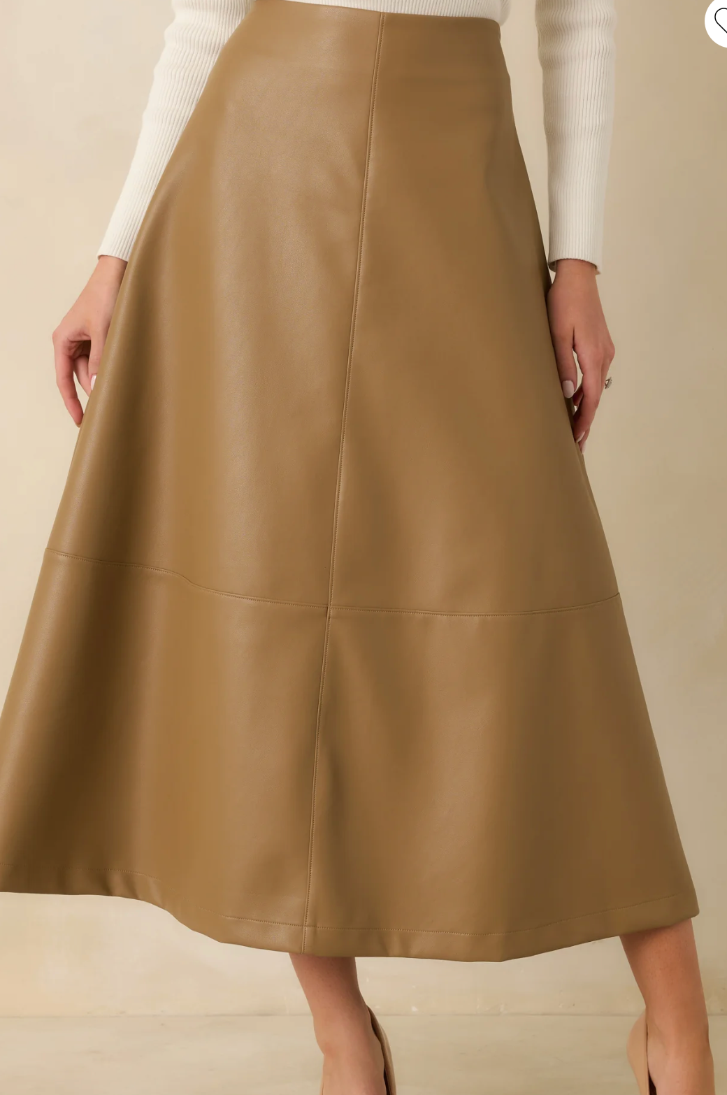 Callahan Vegan Leather Skirt