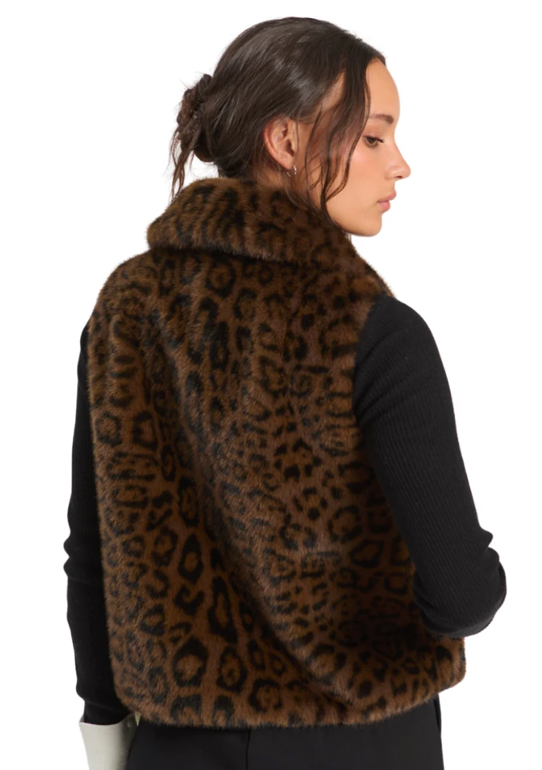 Leopard Fur Vest