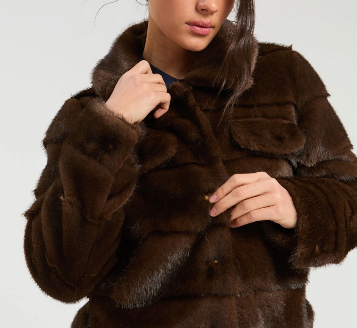 Fur Brown Jacket