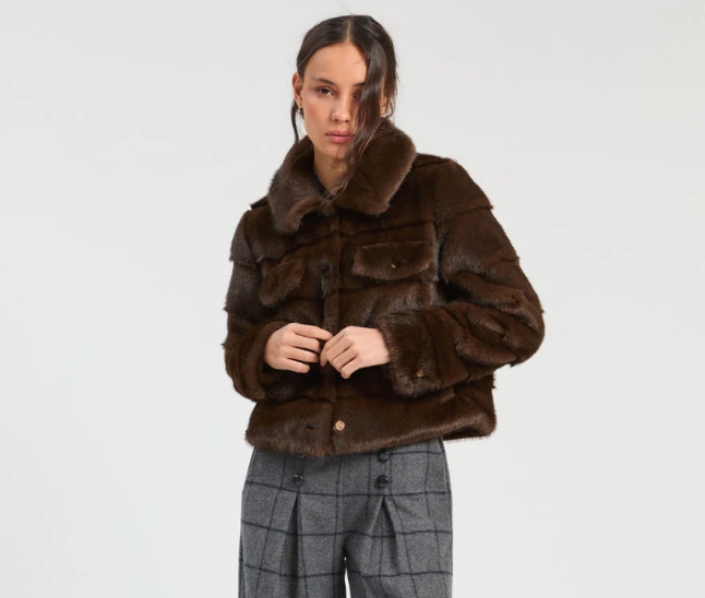 Fur Brown Jacket
