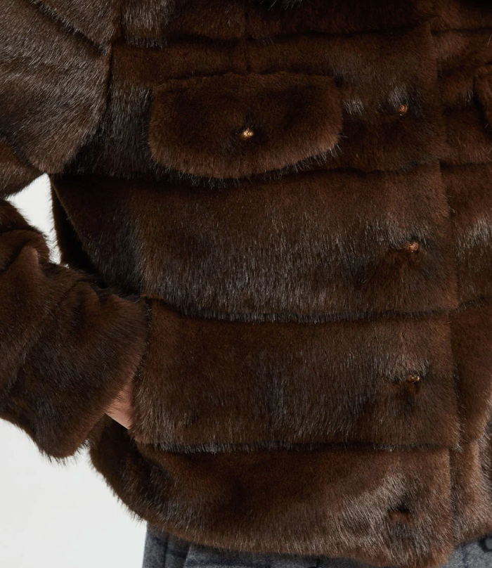 Fur Brown Jacket