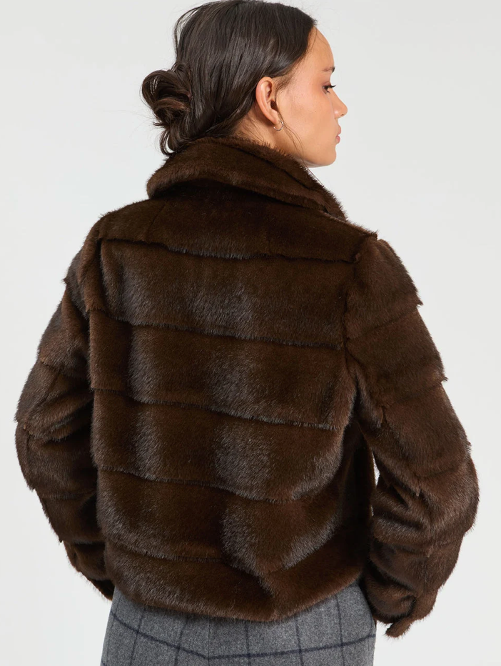 Fur Brown Jacket