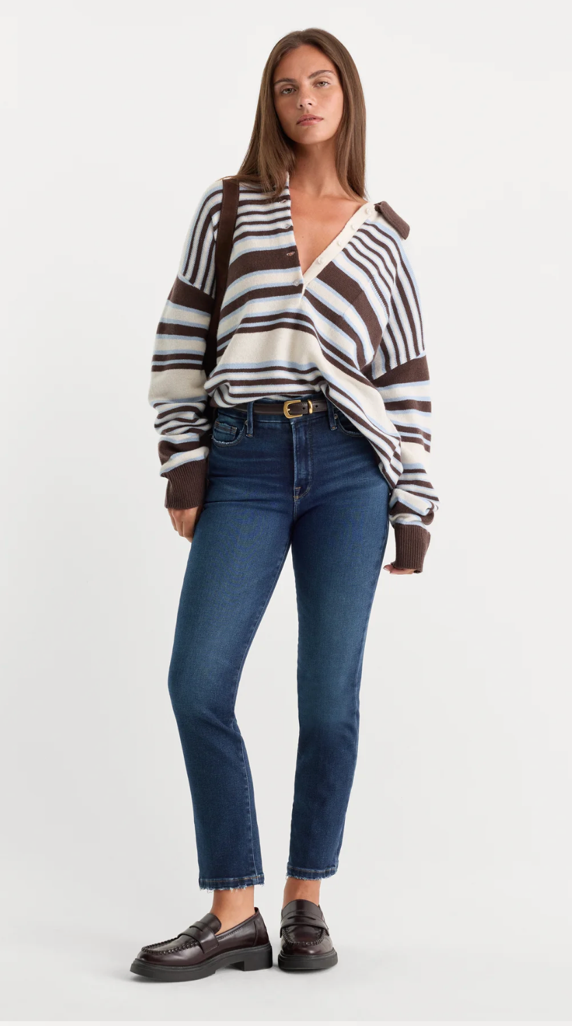 Soft Tea Good Leg Straight Jeans