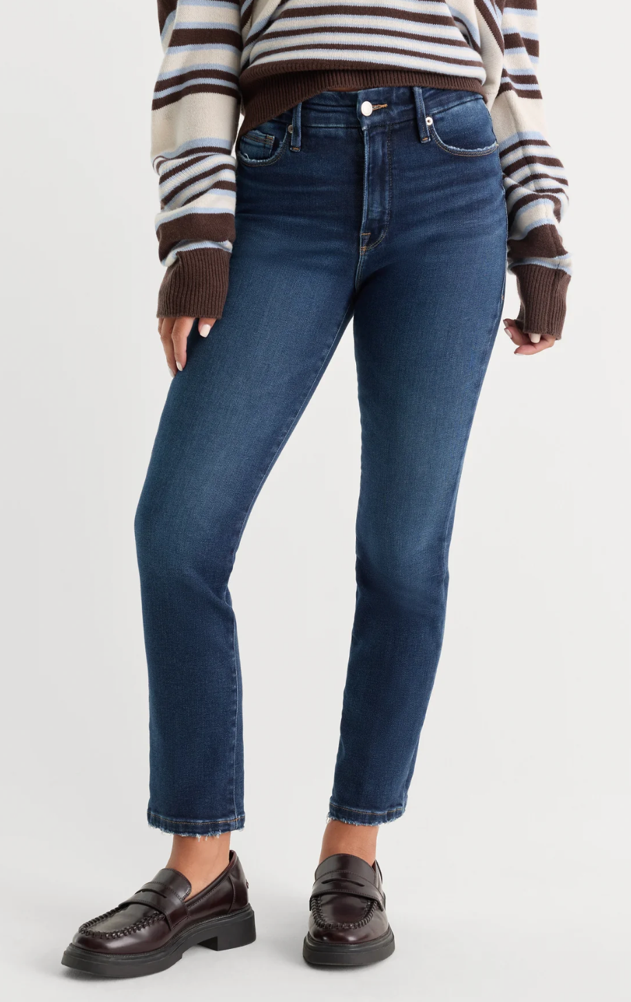 Soft Tea Good Leg Straight Jeans