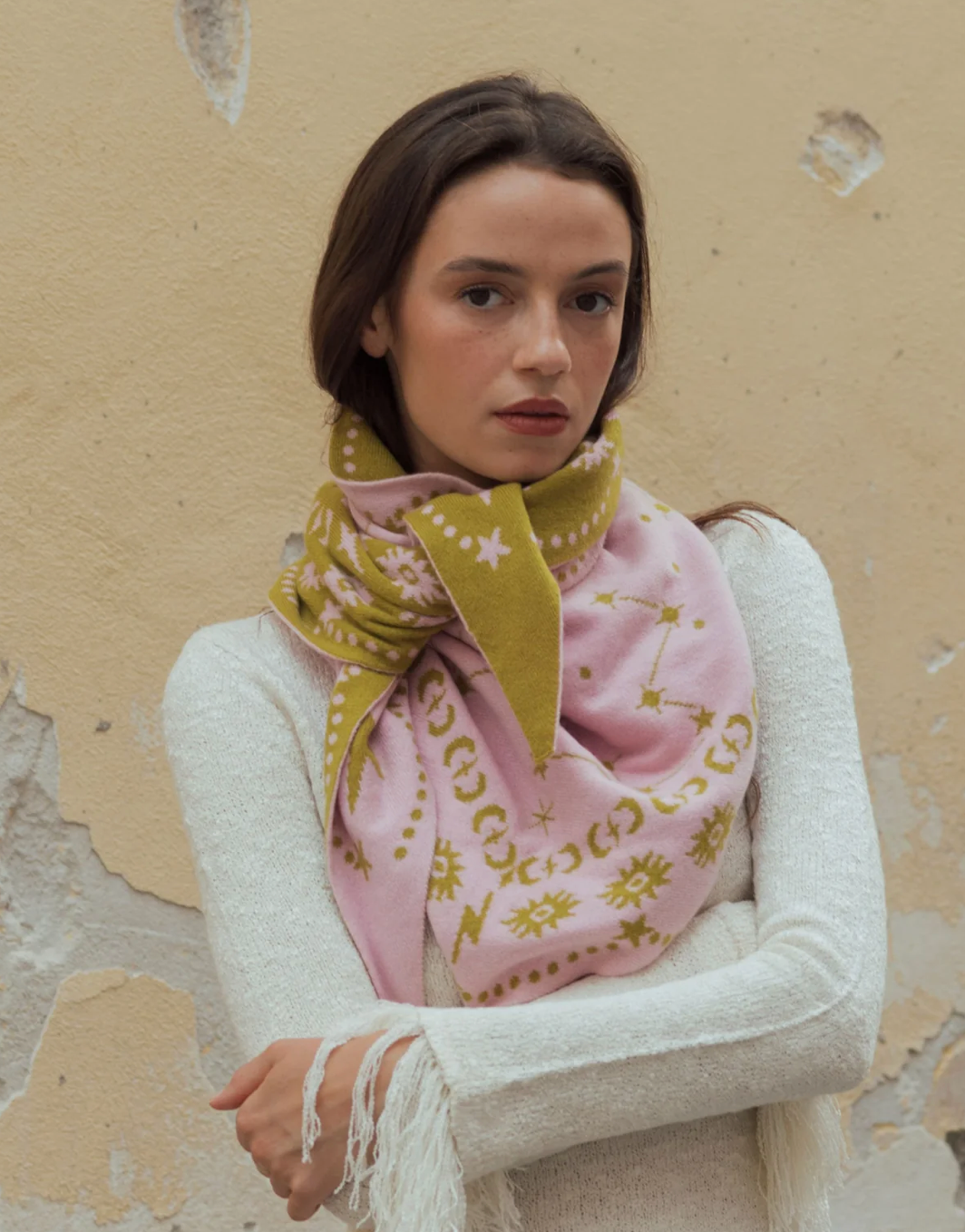 Nebula Triangle Scarf